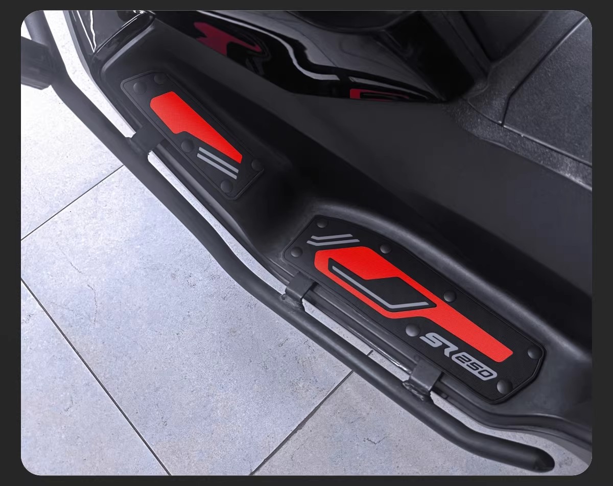 Suitable for Wuji Sr250Gt Latex Fuel Tank Sticker, Body Protection Sticker, Fishbone Waterproof Sticker, Film Modification Accessories