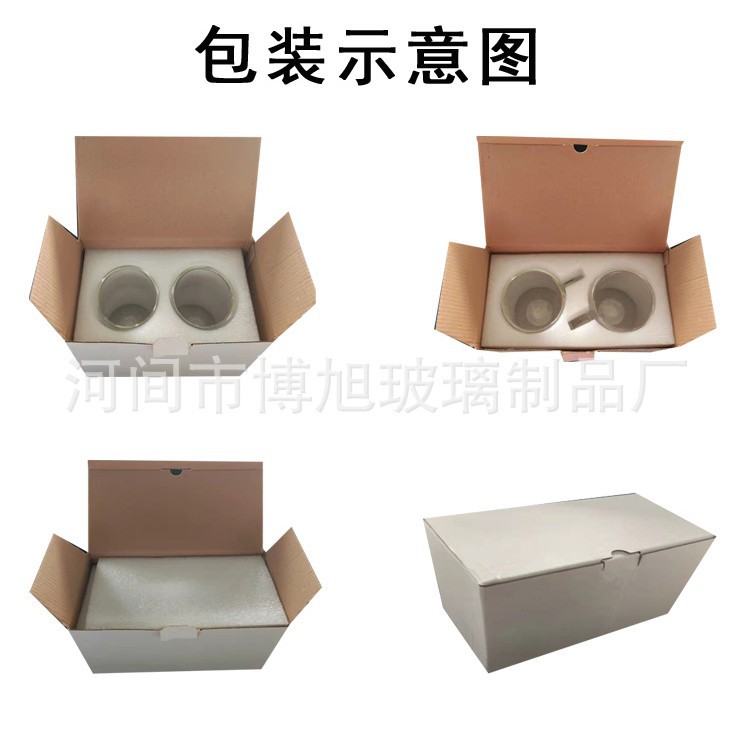 Taza de cristal resistente al calor de la doble-capa con la taza de café transparente de la manija taza fría creativa de la bebida de la leche con ventas directas de la fábrica de la taza de la tapa