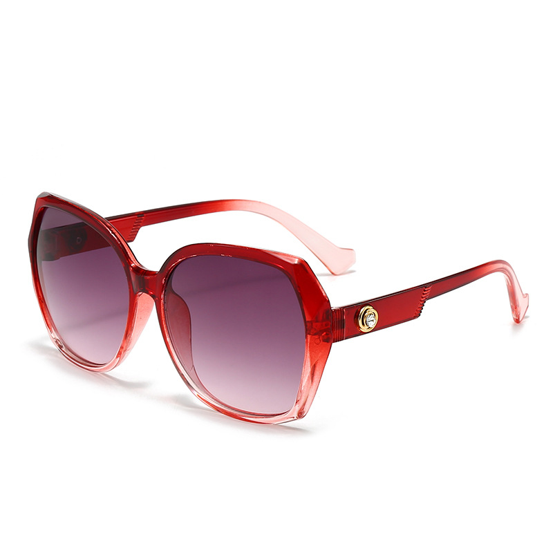 C7/gradient red frame gray powder film