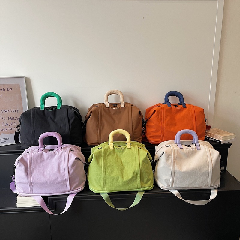 Multi-color women's portable travel bag, large-capacity short-trip business trip luggage bag, lightweight gym bag, storage bag