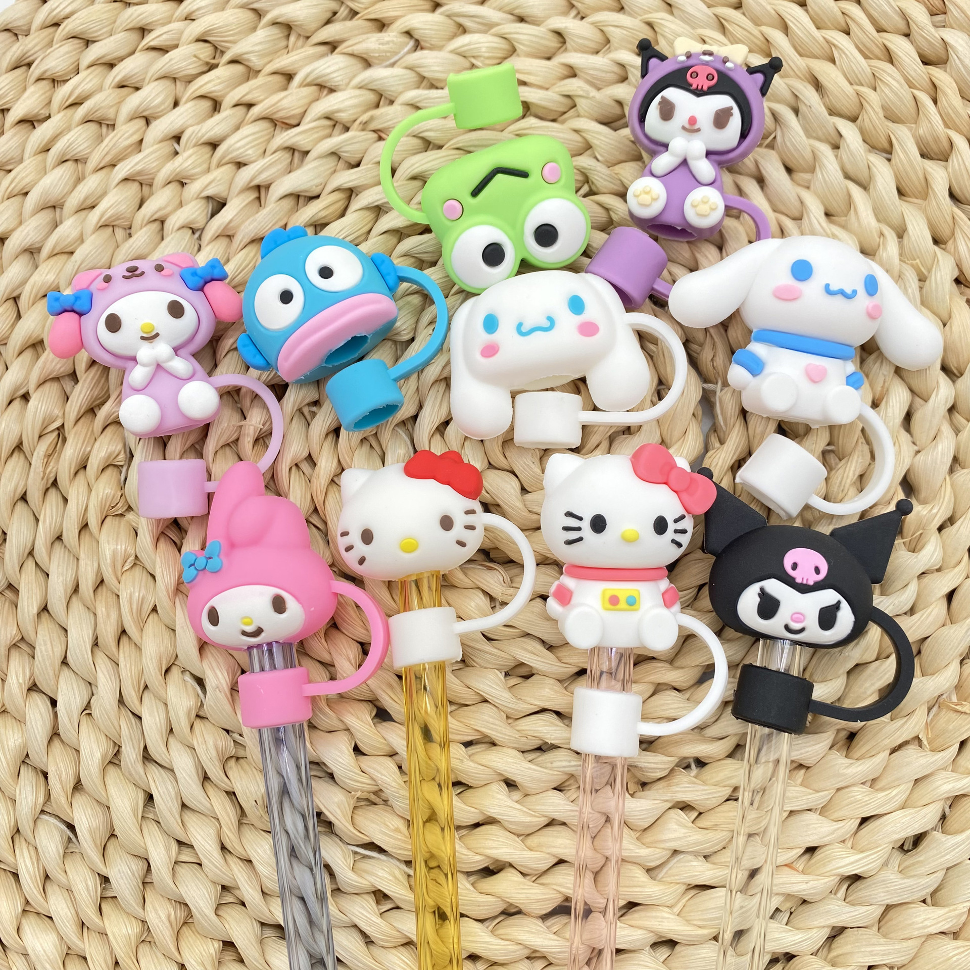 Tapa de pajita de 10mm Tapa de aislamiento transfronterizo Taza de hielo Taza de agua Stanley Stanley Tapa de pajita a prueba de polvo de PVC