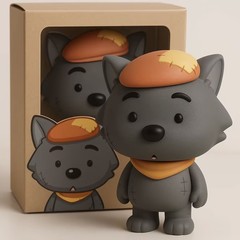 ダーティグレーワルフハンドメイドグレーワルフデスクトップ装飾品かわいいクリエイティブ520人形装飾ギフト