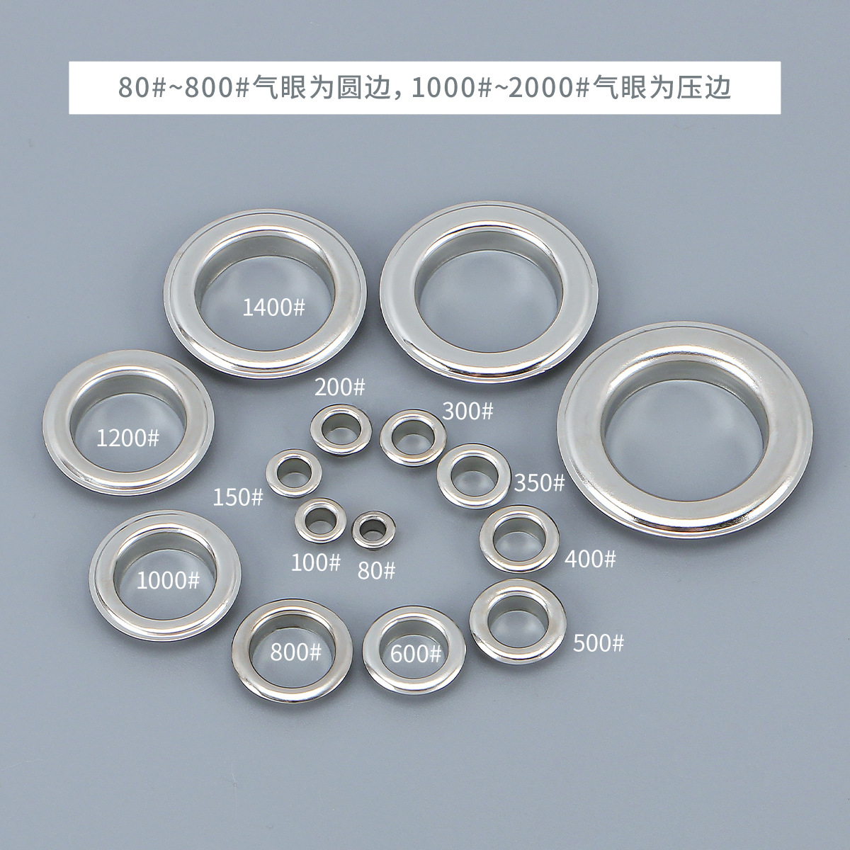 Wholesale Metal Copper Eyelet Buttons for Advertising, File Bags, Shoes, Hats, X-Stand Eyelets, Hollow Studs, Metal Buttons