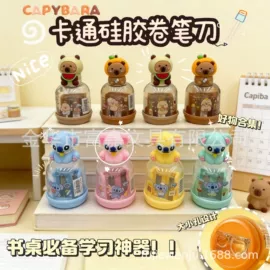 卷笔刀削笔器;橡皮擦;尺子