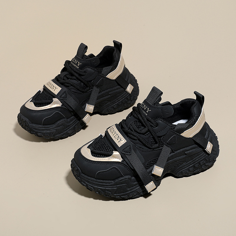 Zapatillas de Running con Plataforma para Mujer, PU, Suela de Caucho, con Aumento de Estatura, para Uso Diario