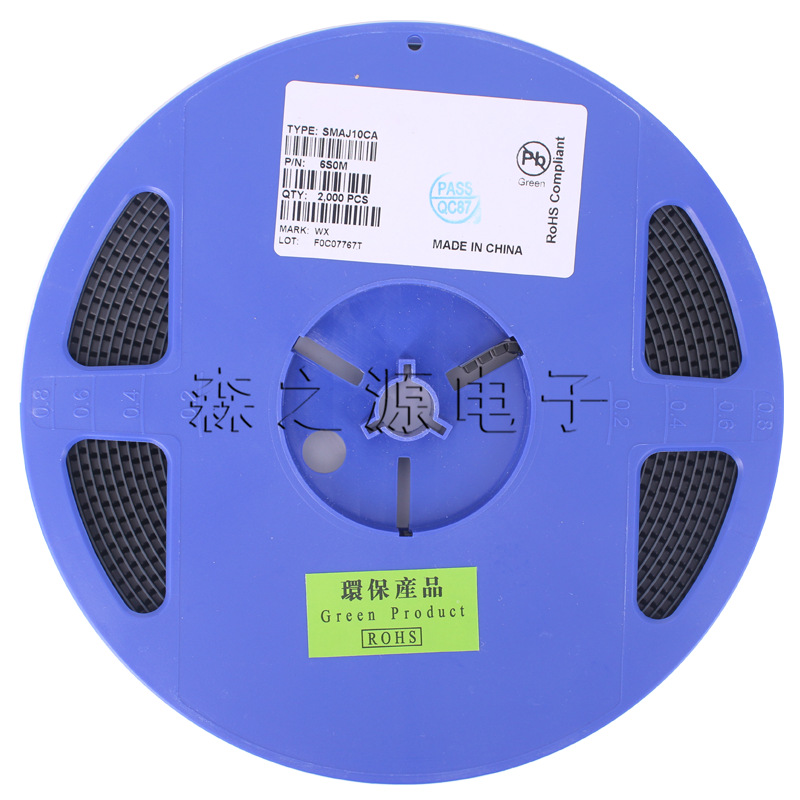 贴片TVS管 SMAJ10CA DO-214AC 10V双向 SMA二极管