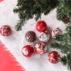 undefined3 Christmas balls new pattern Selling Christmas ornament festival gift Home Furnishing decorate foam Christmas ballsundefined