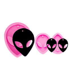 环氧树脂钥匙扣动漫模具硅胶模具DIY铸造工艺品珠宝制作配件