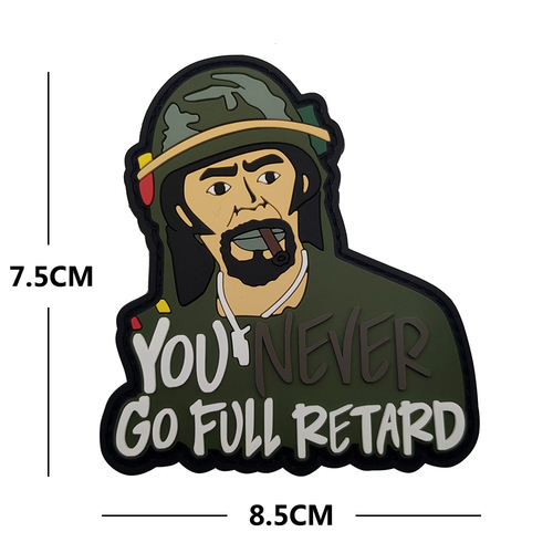 NEVER DIE skull helmet gun warrior embroidery + PVC armband Velcro backpack morale patch patch