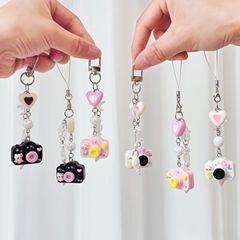 かわいい女の子オーシャンインスタイル携帯電話チェーン天然シェルキーホルダーバッグペンダントインスタイルヒトデバッグペンダント