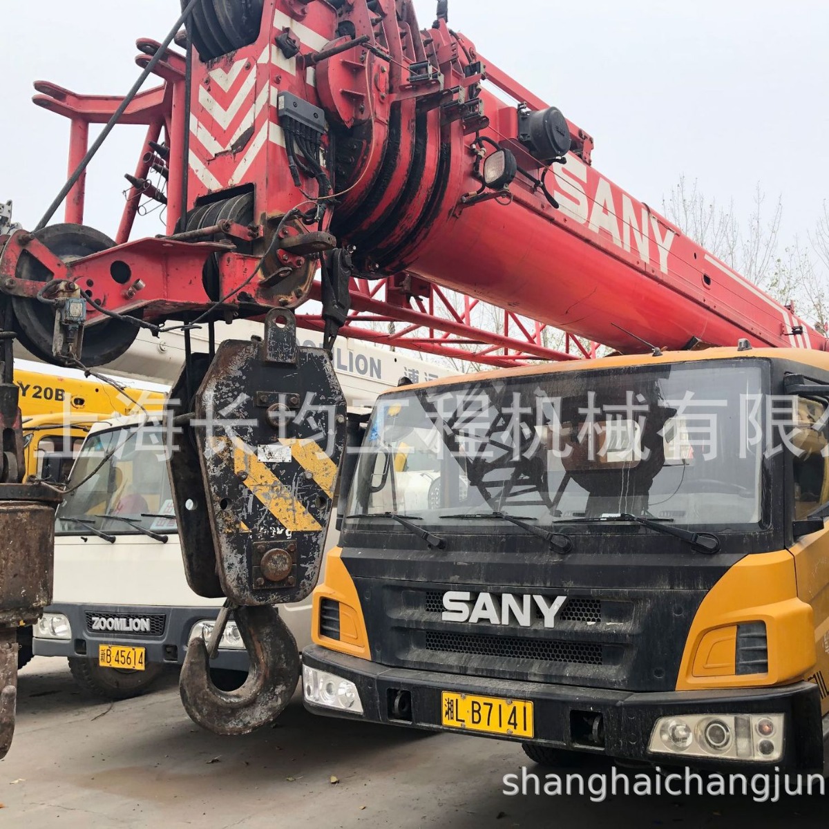 二手 汽车吊 三一科技50吨 三一重工50吨 吊机 无手续低价出口