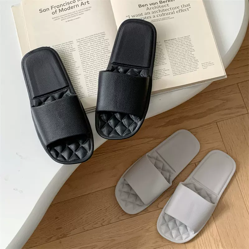 旅行出差一次性拖鞋女士浴室防滑防水旅游便携式收纳折叠