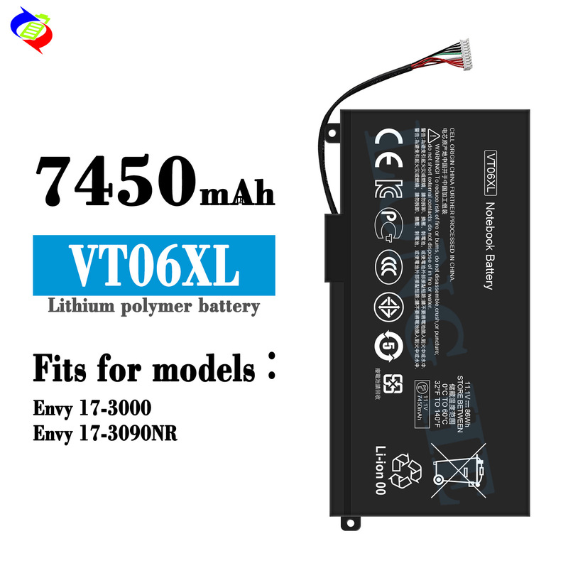 Suitable for Hp Envy 17-3000/Envy 17-3090Nr Laptop Battery Vt06Xl Factory Wholesale