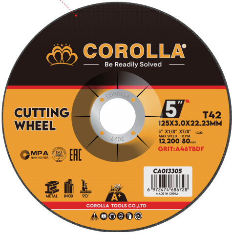 Disco de Corte y Pulido para Amoladora Angular Ultra Resistente para Metal