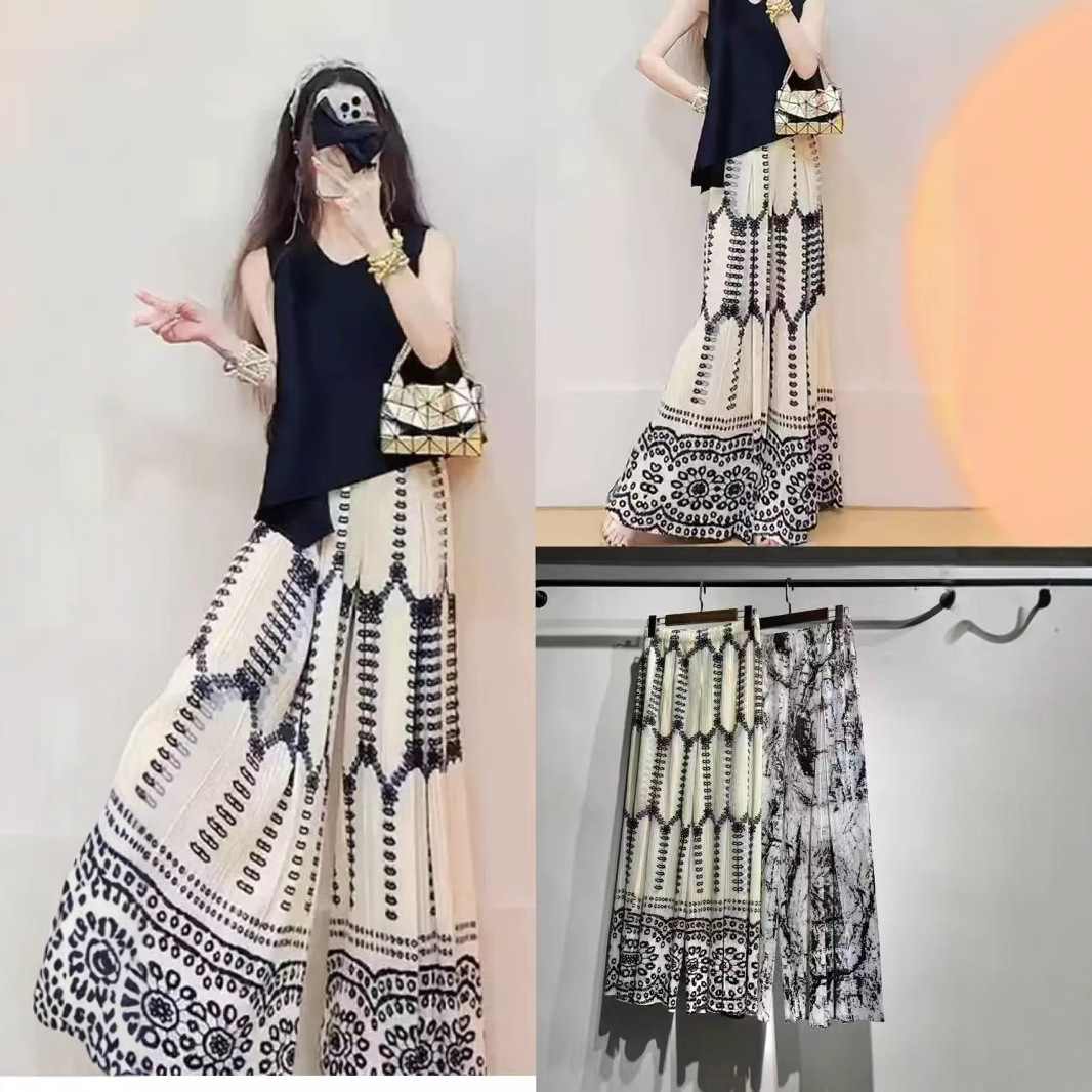 2025 summer Sanye ethnic style big sling skirt fashionable