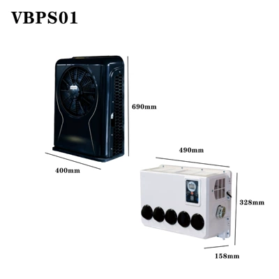 Automotive air conditioning a Hot-Selling Product on Cross-Border E-Commerce - 24v-black-rapid-cooling-split-air-conditioner-vbps01