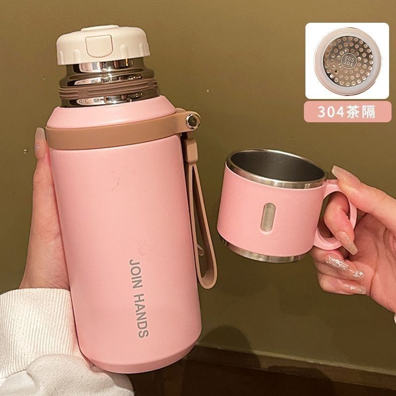 316水杯新款保温杯大容量女生大号高颜值茶水分离带杯盖喝水水壶|undefined