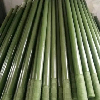 玻璃钢棒 玻璃钢型材 耐酸碱绝缘 绿色 轻质高强 50Kg起 批发