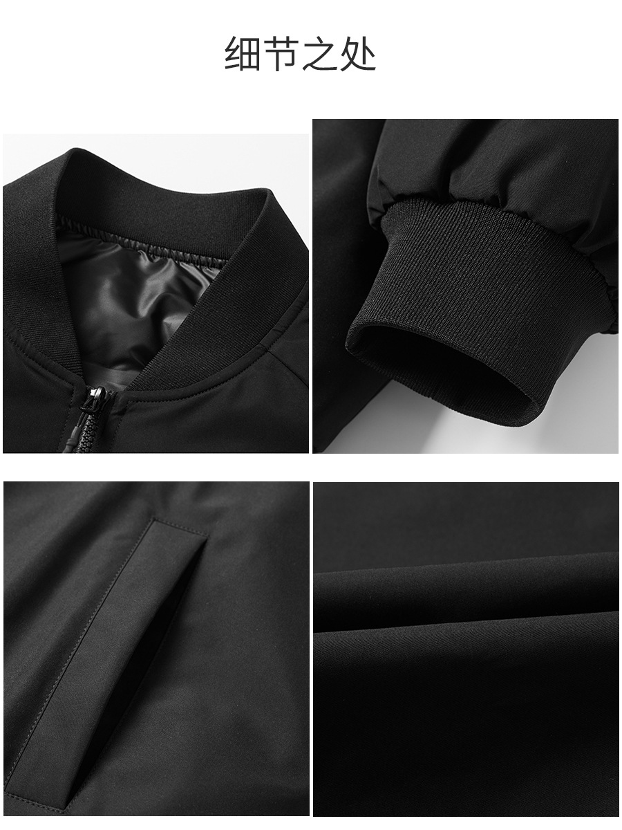 Chaqueta de bolsillo de plumón de alta gama, chaqueta de piloto estadounidense a prueba de viento, chaqueta de herramientas para hombres, otoño y invierno personalizados image 4