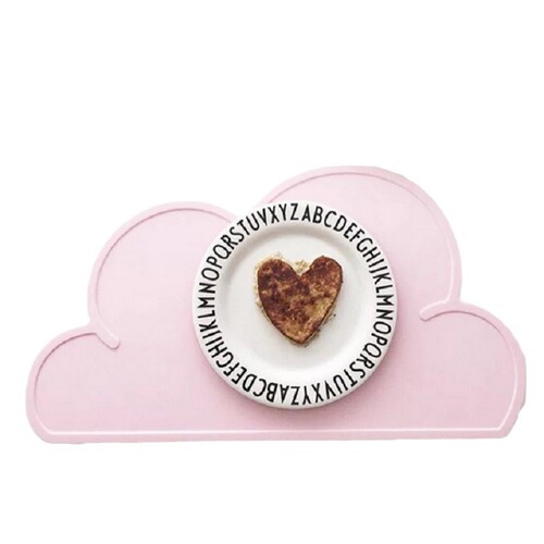 ins new Nordic baby child cloud silicone placemat student placemat baby table mat
