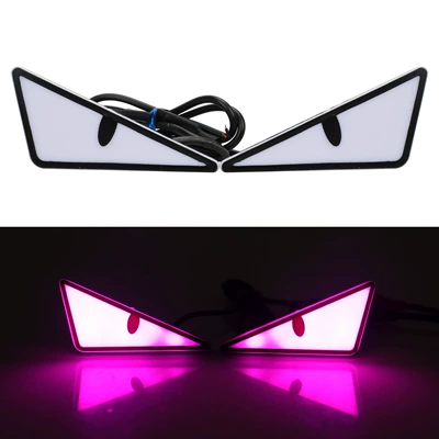 Cross-border motorcycle license plate: Other lights - triangular-light-purple-2-piecesset