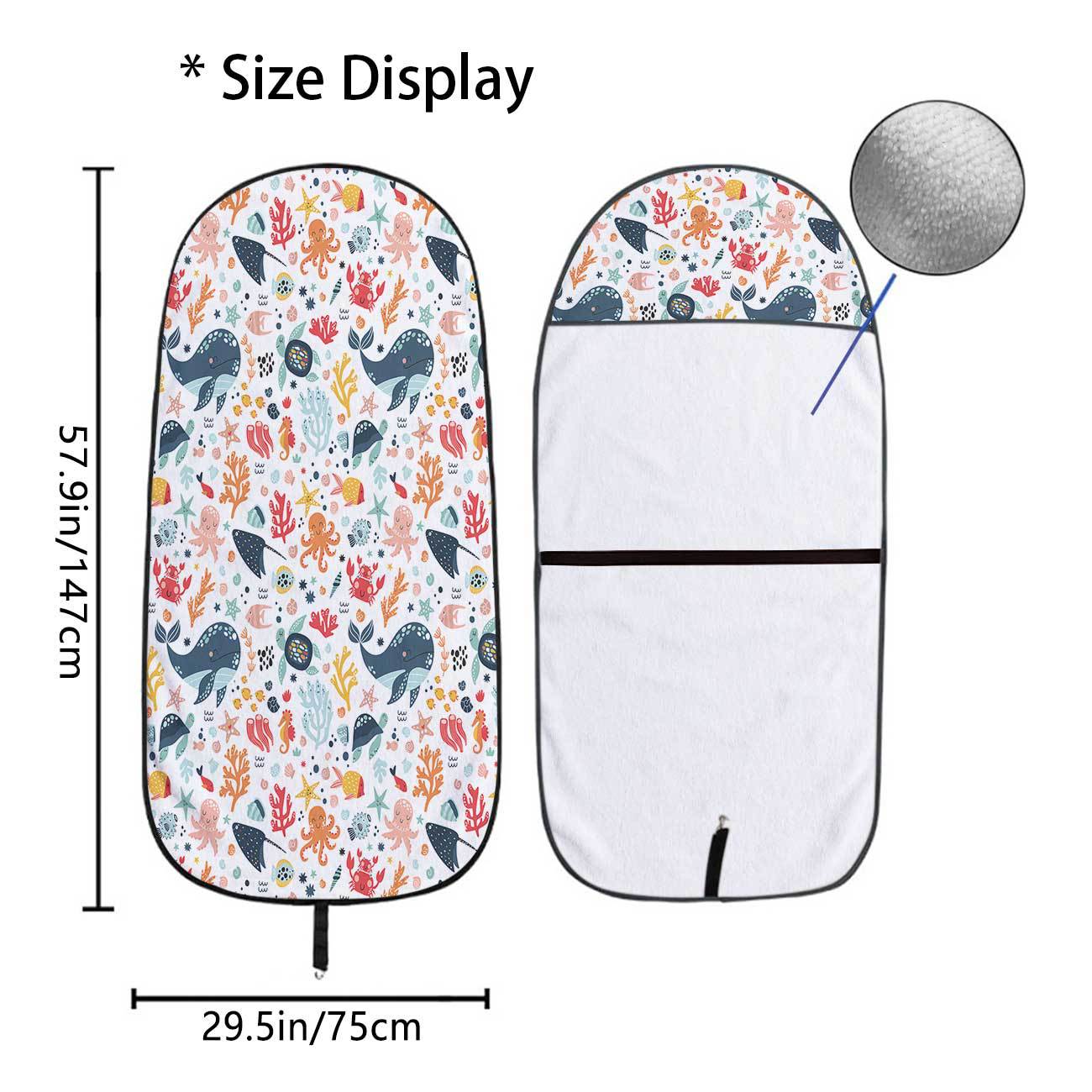 Marine seat towel cover front seat protector suitable for gym and exercise, universal for all seasons and car use