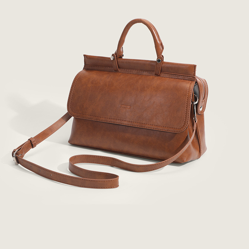 New Women's Bag Fashionable Versatile European and American Retro Foreign Trade Texture Versatile One Shoulder Crossbody Handheld Tote Bag_voghion.com