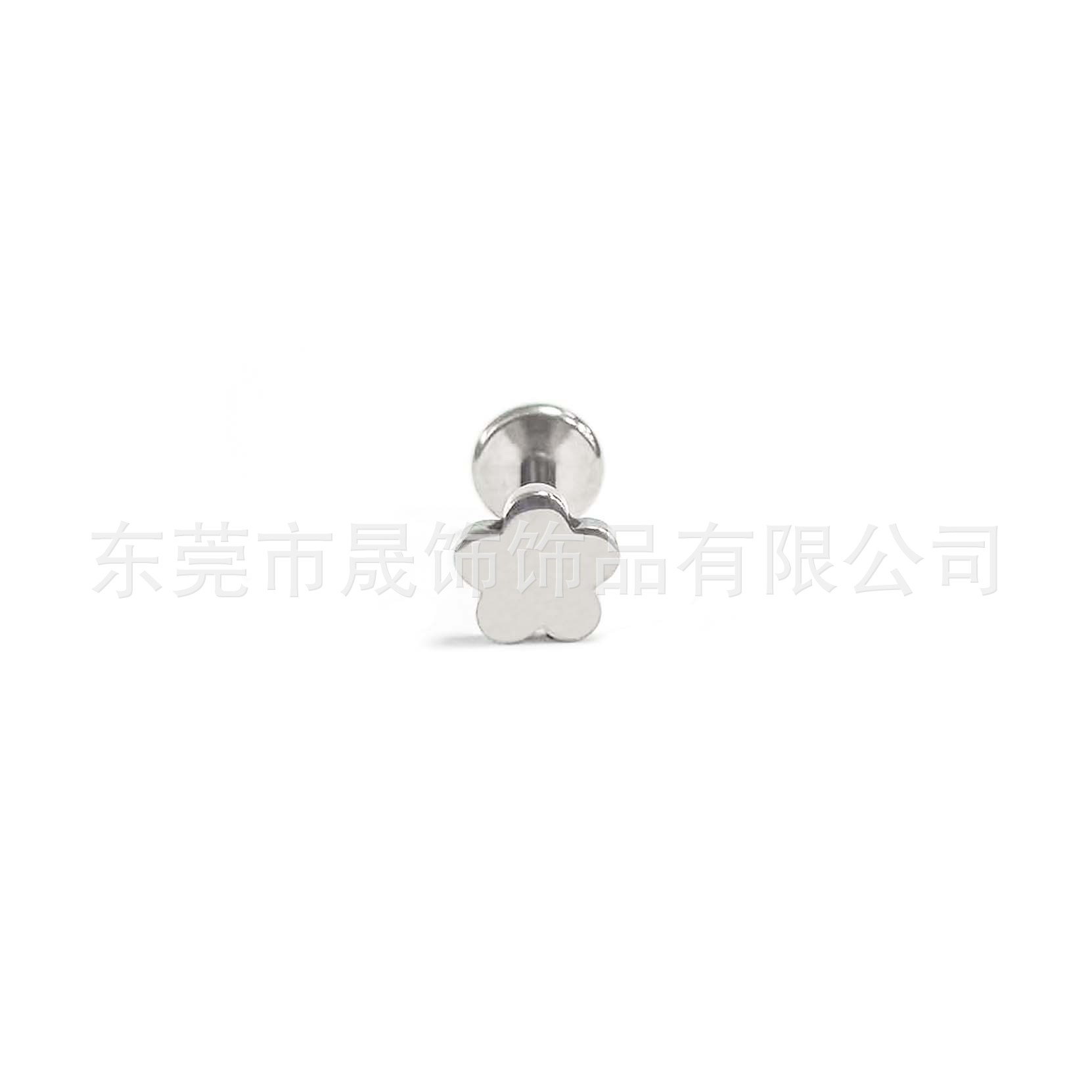 F136 Titanium Star 三角梅 Flower Ear Stud Labret Stud Helix Cartilage Stud G23 Implant Grade Titanium 人体 Piercing Jewelry Accessories 头