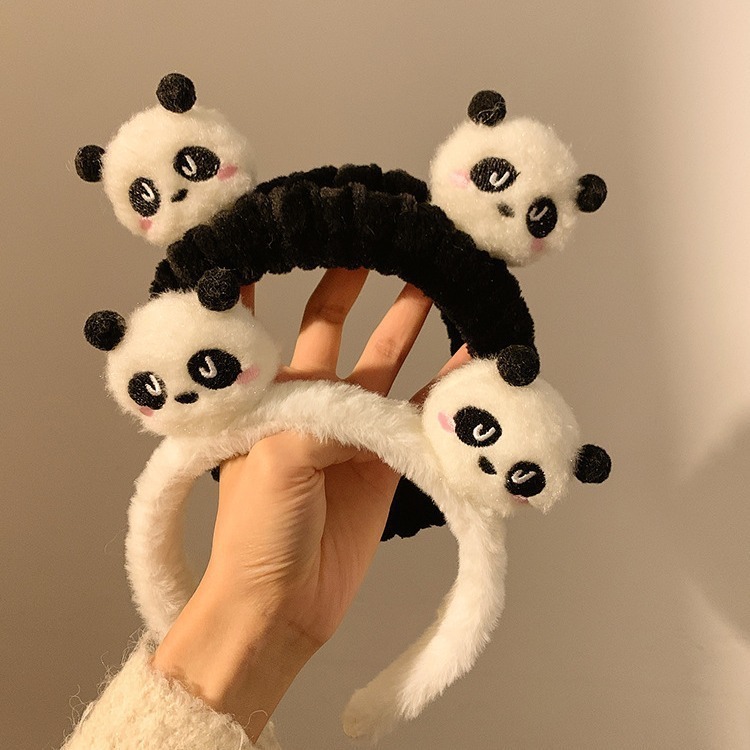 敷面膜洗脸专用发卡发带高颅顶不勒头宽边发箍日常外戴卡通头箍女|undefined