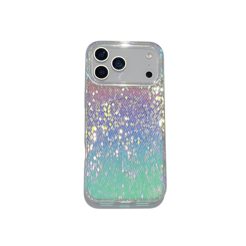Suitable For Phone Color Plating Transparent Glitter IPhone Max Diamond Pattern Magnetic Case 17 Pro_voghion.com