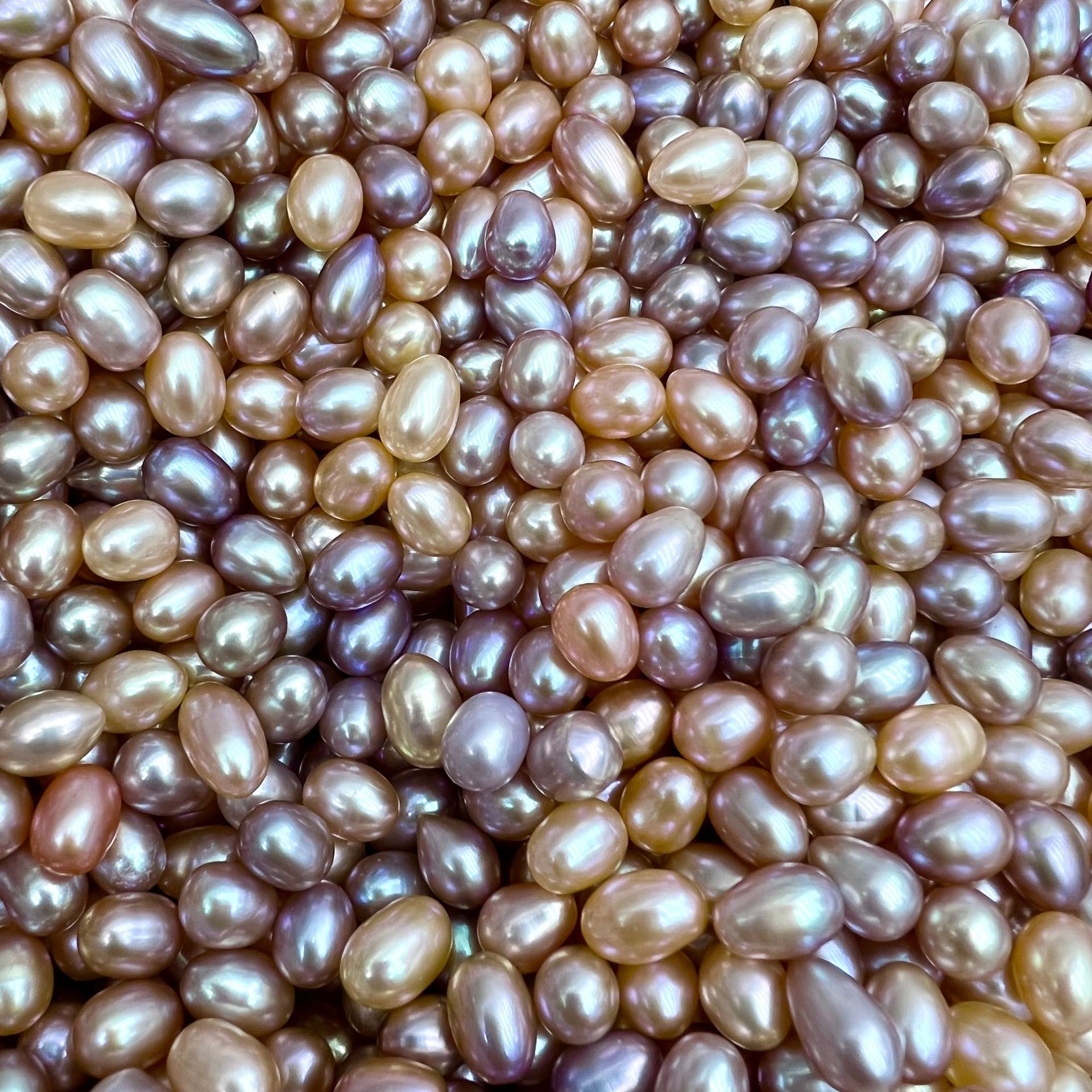 Freshwater rice -shaped water droplet pearl no timeless 5A pseudo…