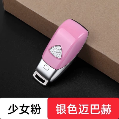 Car Keys | ModifiEd AppLE TrEE GLE - mercedes-benz-key-back-cover-girl-pink-silver-maybach-standard