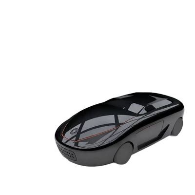 Wireless CarPlay Adapter Box Sports Car Design Plug and Play 2-in-1 Smart Box Car Wireless Interconnection (Simsiz CarPlay və Android Auto) - black