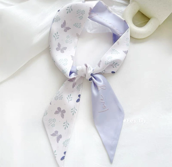 88#purple butterfly-double-sided