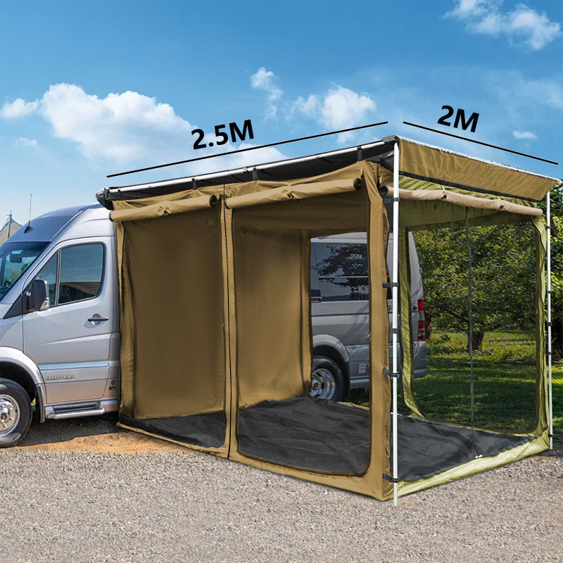 Car Side Tent Canopy, Car Sunshade, Suv Off-Road Special Rainproof Outdoor Camping Car Side Tent House