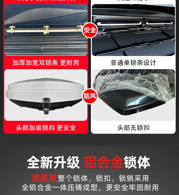 Suitable for car roof luggage box, specifically for Volkswagen Tiguan L, Touareg, T-Roc, Touran, Sharan, POLO, and C-Trek