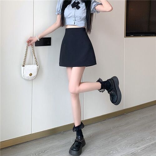 Stretchy Bandeau Skirt, Bodycon Short Skirt, High-Waisted Slimming Skirt for Women, 2025 Summer New Black Short Skirt