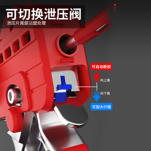 Arrizo soft glue gun, glass glue gun, manual extrusion to fill beautiful seams, structural glue gun, glue gun tool set