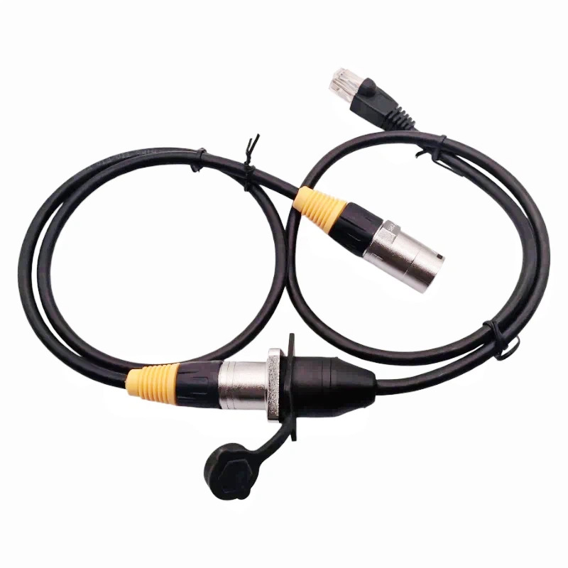 rj45网口防水连接器按扣款网线延长线转接头航空插头网络插头