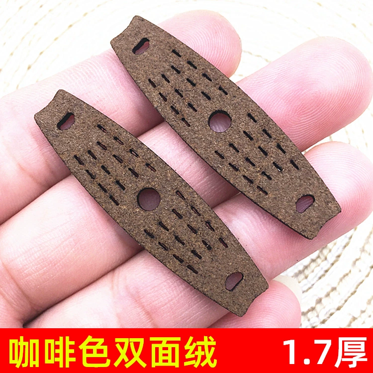 Коричневый плоский кожаный карман 1,7 мм толстый плоский кожаный карман для рогатки круглый кожаный карман без стойки супер волоконный кожаный карман Бесплатная доставка