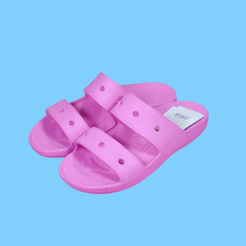 Двухременные сабо без застежек, новые классические парные сандалии, мужские и женские летние универсальные туфли на плоской мягкой подошве оптом