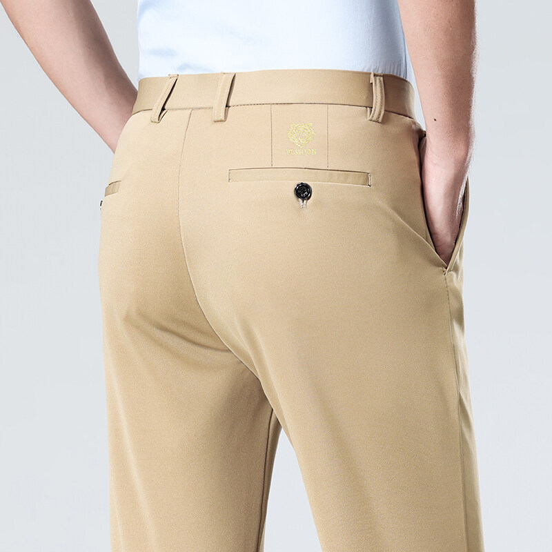 [Foreign Trade] One-Piece Drop-Shipping, Large Quantities of Ready-Made Casual Pants, Business Pants, Loose Straight Casual Men's Pants for All Seasons