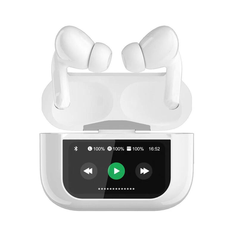 国境を越えた人気の A9pro Bluetooth ヘッドセット スマート HD タッチ スクリーン ANC ノイズ リダクション ワイヤレス Bluetooth ヘッドセット超長いバッテリー寿命|undefined