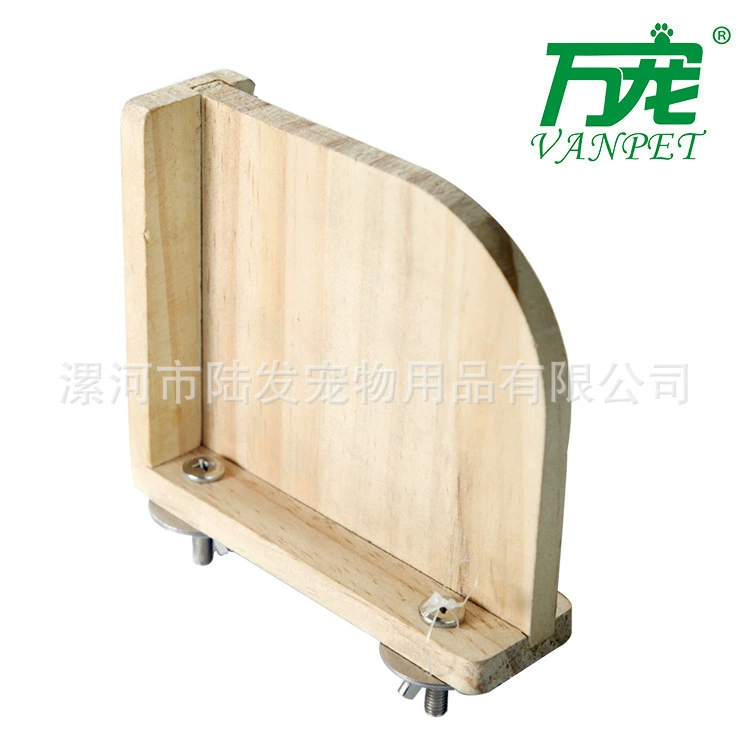 Деревянный бутик птица платформа птица станция Бар открытый птица игрушки DIY съемный птица поставок твердой древеси-04018