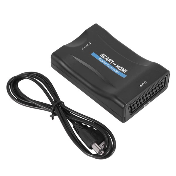 Преобразователь SCART в HDMI, видео конвертер SCART→HDMI