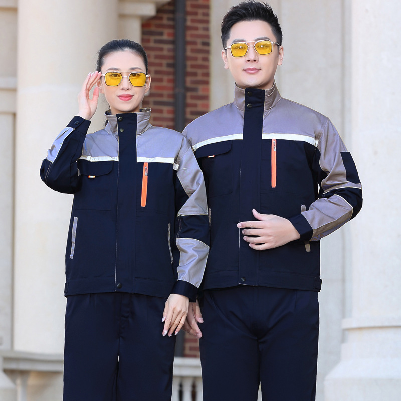 春秋冬涤棉长袖工作服套装男耐脏耐磨工厂服定做工厂服劳保服定制|undefined