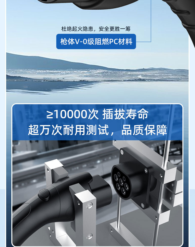 New Energy Electric Vehicle Home Charging Gun Byd Portable On-Board Charger New National Standard 3C Certification