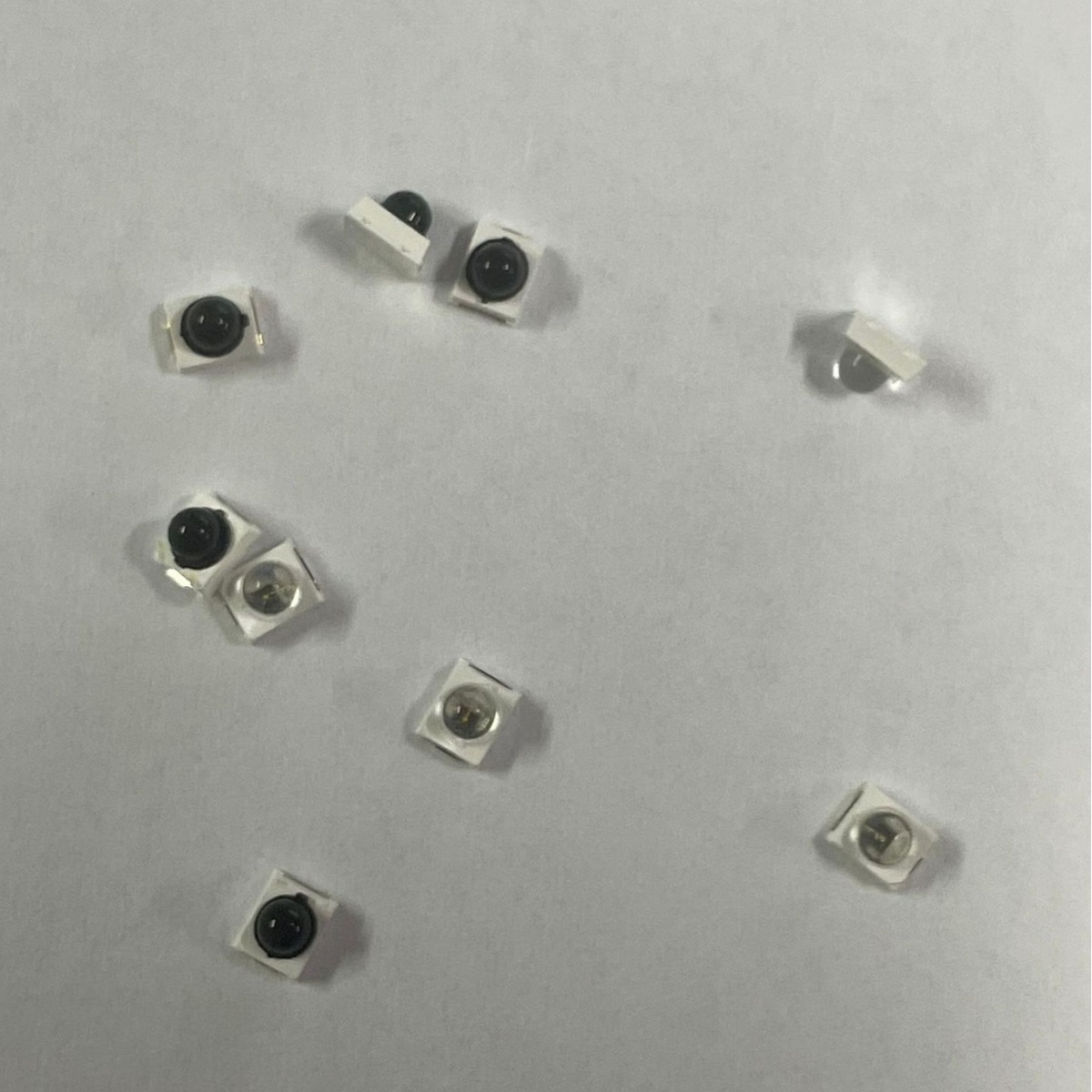 2835贴片光敏接收管 SMD光敏感凸头黑色60°红外发射接收对管直销