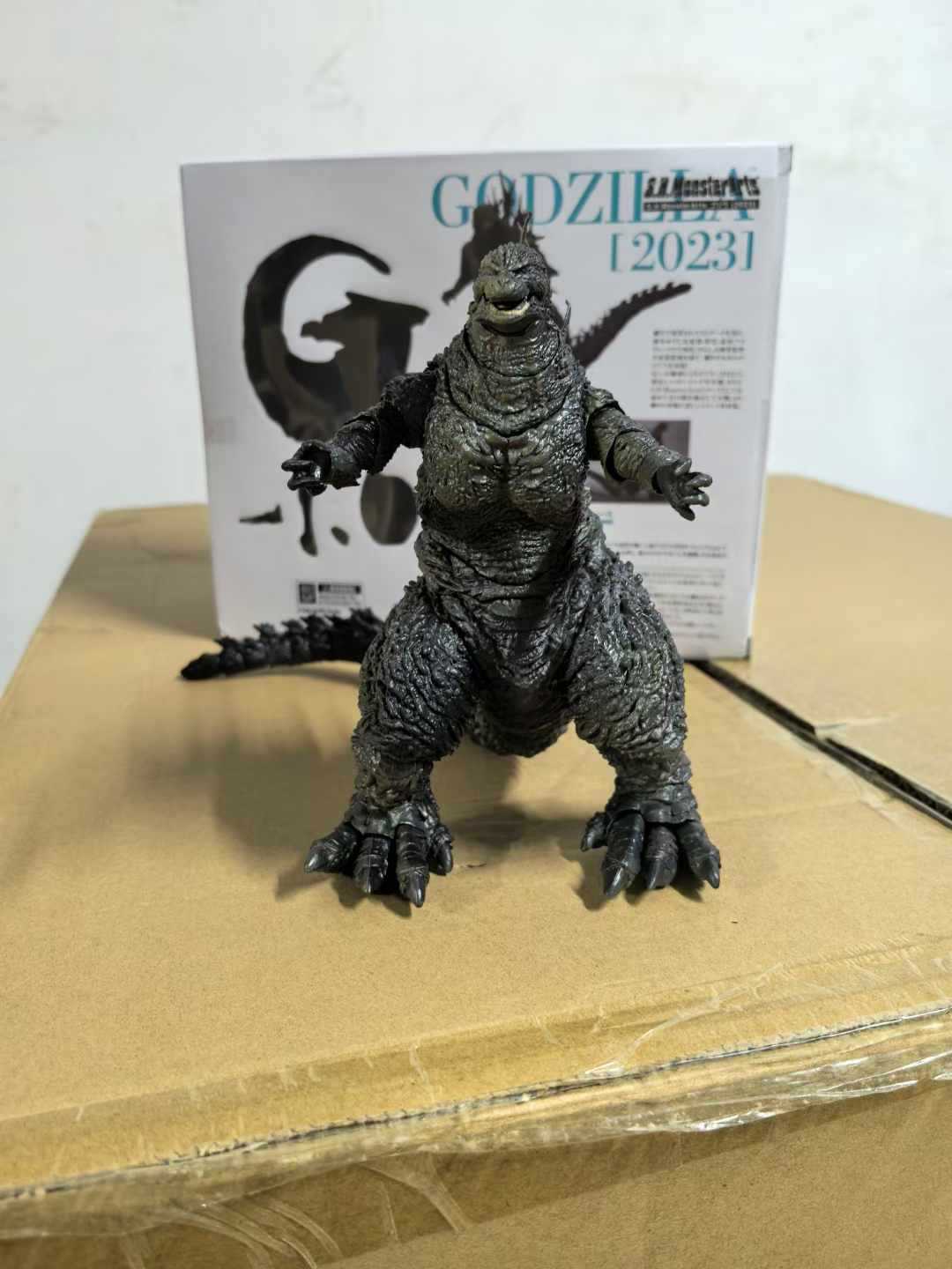 SHM2023 마이너스 1 고질라 손으로 만든 영화 모델 몬스터 메카 장난감 박스 선물 도매