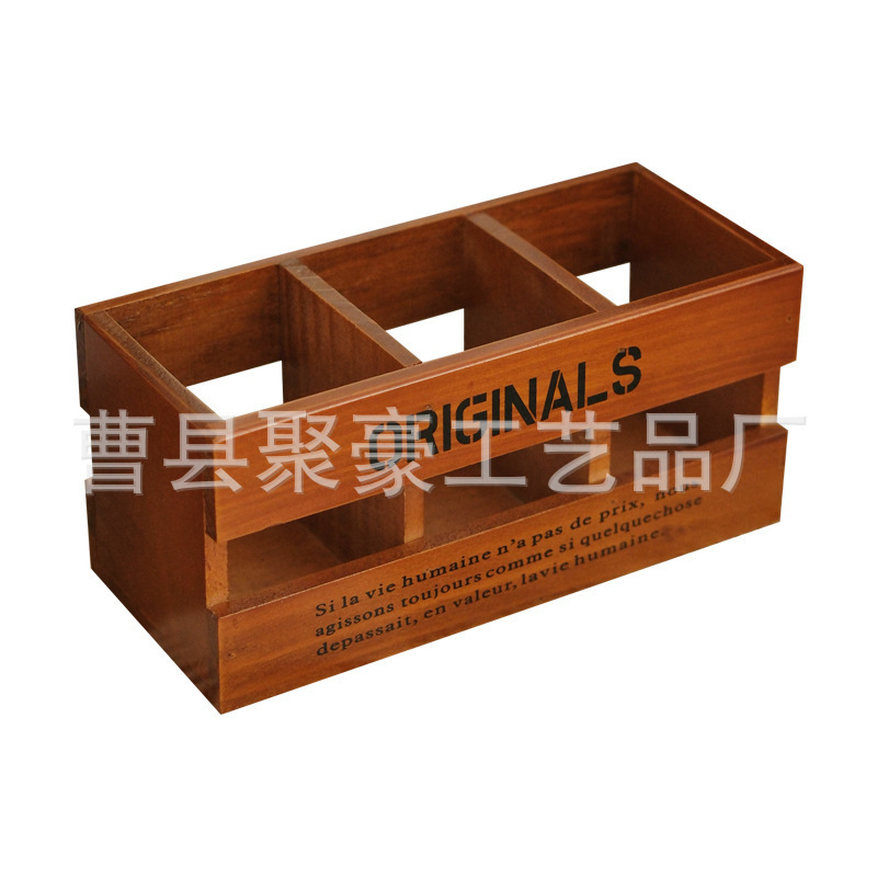 Office Pen Holder Storage Wooden Retro Desk Study Supplies Stationery Box Desktop Makeup Brush Holder Creative Decoration Office Pen Holder Storage Wooden Retro Desk Study Supplies Stationery Box Desktop Makeup Brush Holder Creative Decoration